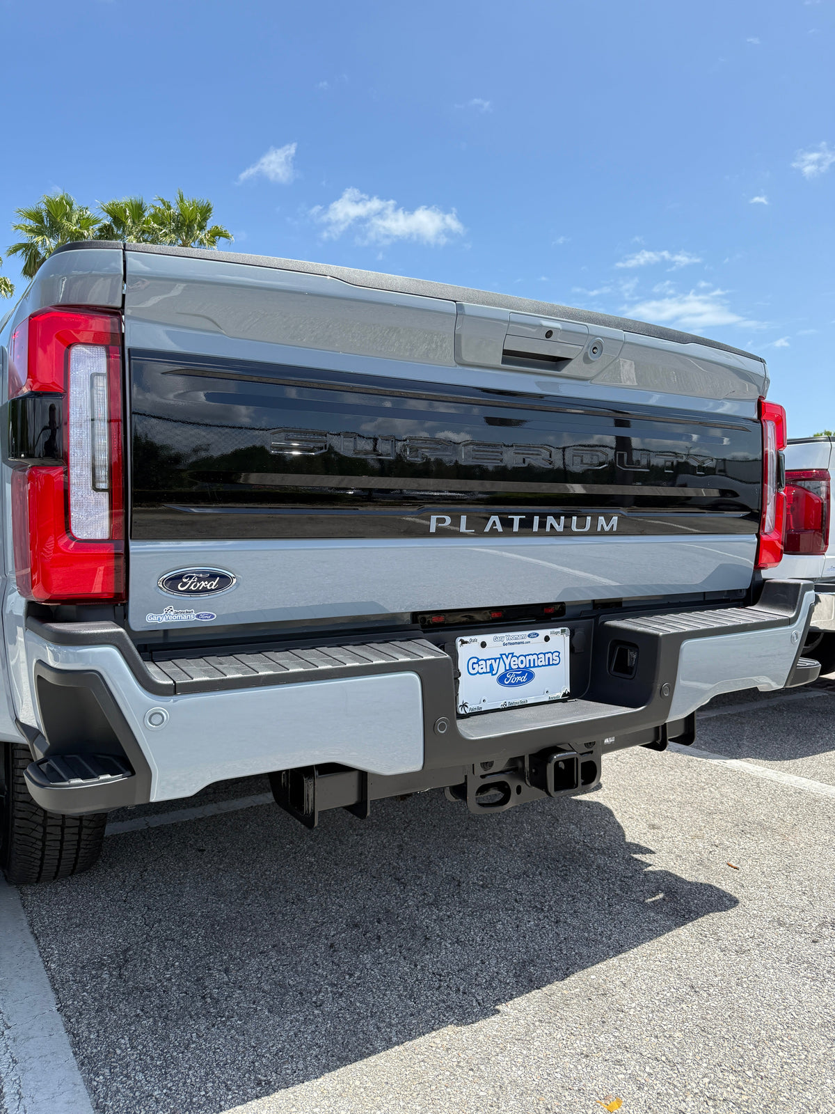 Platinum Tailgate Lettering Kit Fits 2025-2027 Ford Super Duty Platinum