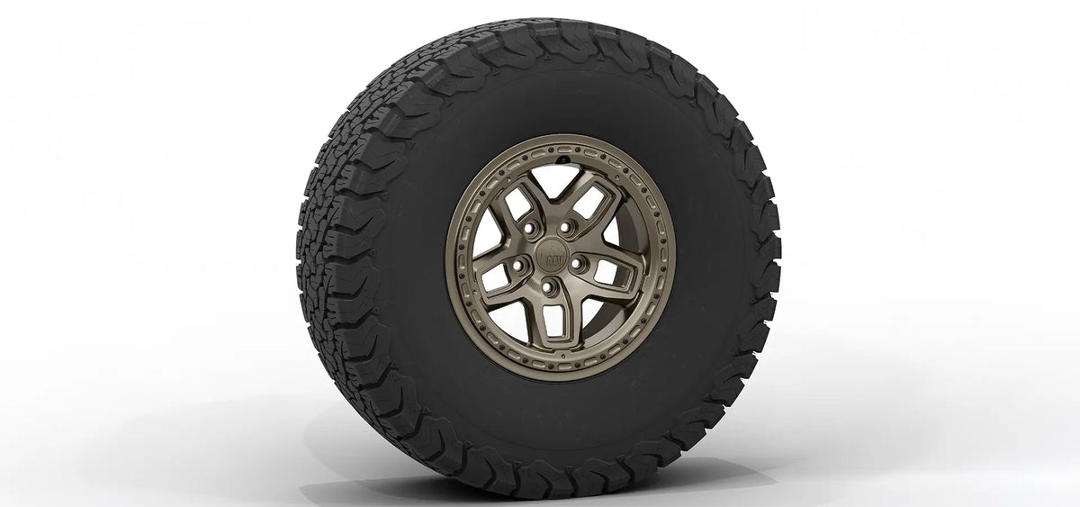 AEV Borah DualSport Wheel for JL Wrangler and JT Gladiator +25mm (JL/JT) - M10 Bronze