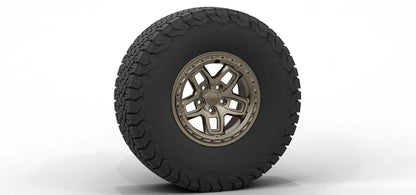 AEV Borah DualSport Wheel for JL Wrangler and JT Gladiator +25mm (JL/JT) - M10 Bronze