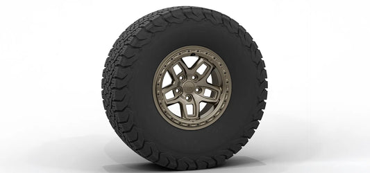 AEV Borah DualSport Wheel for JL Wrangler and JT Gladiator +25mm (JL/JT) - M10 Bronze