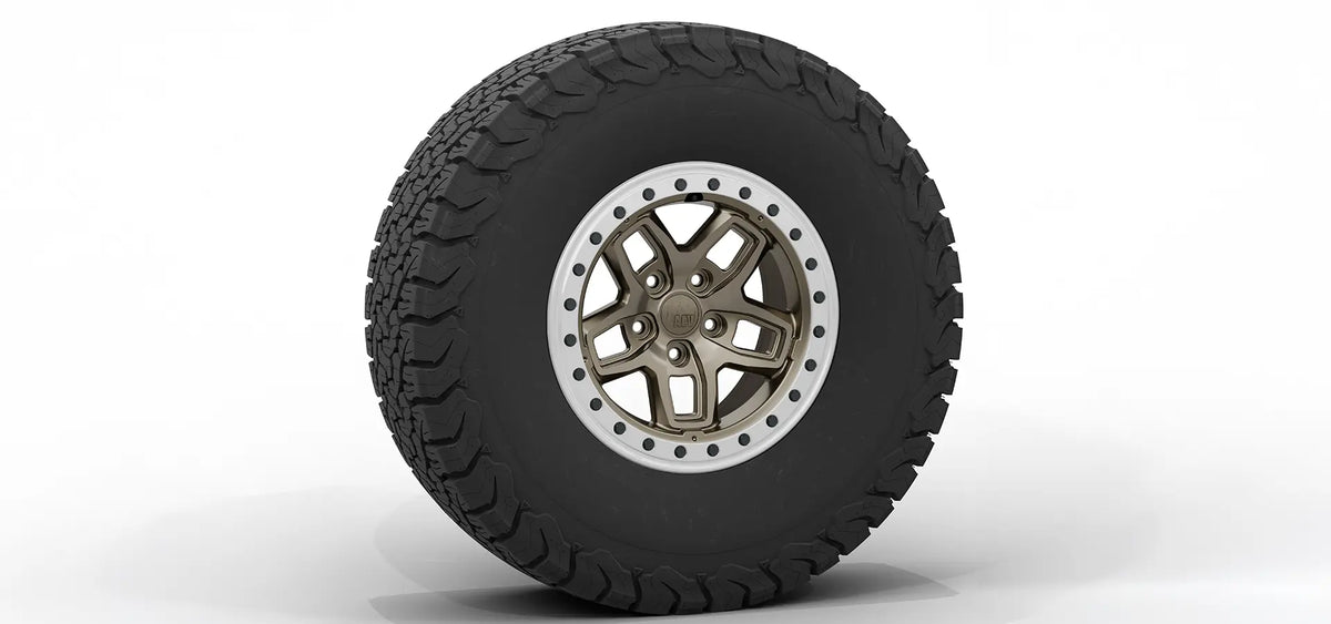 AEV Borah DualSport Wheel for JK/JL Wrangler and JT Gladiator 0mm (JK/JL/JT) - M10 Satin Black