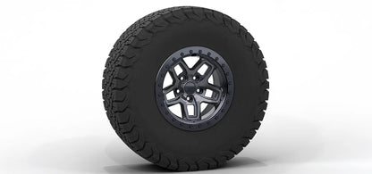 AEV Borah DualSport Wheel for JK/JL Wrangler and JT Gladiator 0mm (JK/JL/JT) - M10 Satin Black