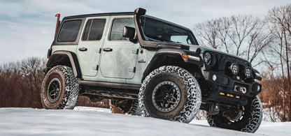 AEV Borah DualSport Wheel for JL Wrangler and JT Gladiator +25mm (JL/JT) - M10 Onyx