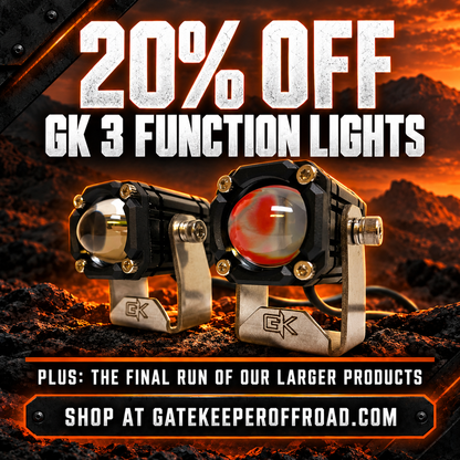 GK "Easy Switch" 3 Function LED Amber/White Pod Lights