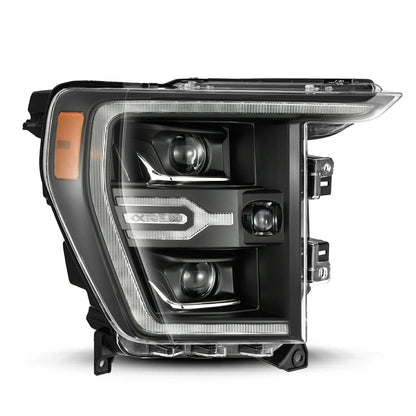 21-23 Ford F150 / 21-23 Ford F150 Raptor LUXX-Series LED Projector Headlights Black | AlphaRex