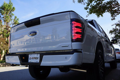 21-23 Ford F150/F150 Raptor LUXX-Series LED Tail Lights Black-Red | AlphaRex