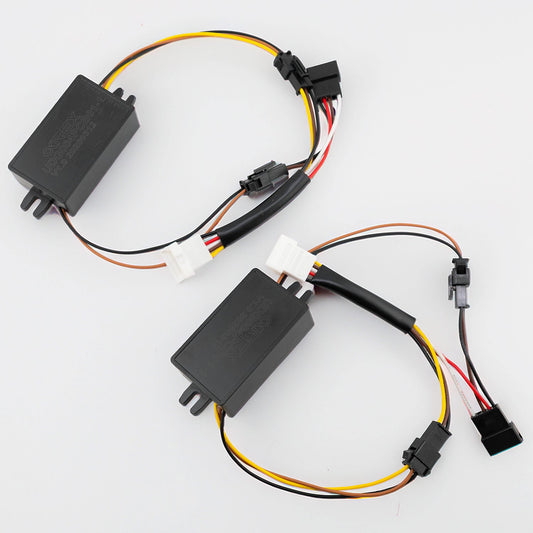 21-23 Ford F150 (with BLIS) AlphaRex LUXX-Series Tail lights Converters for Stock Tail Lights with Amber Turn Signal | AlphaRex