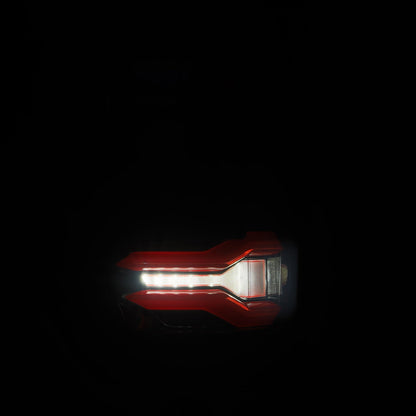 21-23 Ford F150 (with BLIS) LUXX-Series LED Tail Lights Black-Red | AlphaRex