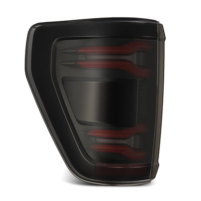 21-23 Ford F150 (with BLIS) LUXX-Series LED Tail Lights Black-Red | AlphaRex