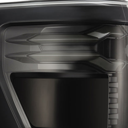 21-23 Ford F150 (wth BLIS) LUXX-Series LED Tail Lights Alpha-Black | AlphaRex