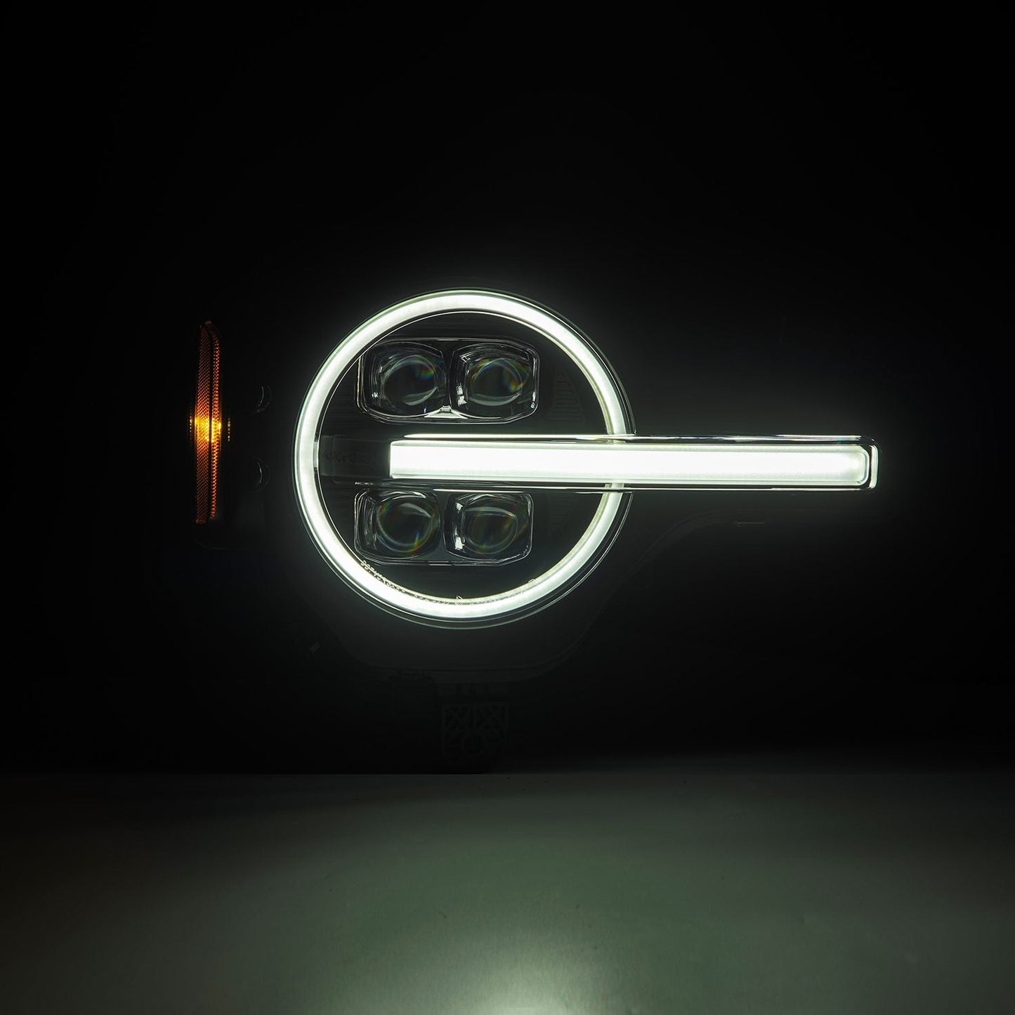 21-25 Ford Bronco / 22-25 Bronco Raptor NOVA-Series LED Projector Headlights Black | AlphaRex