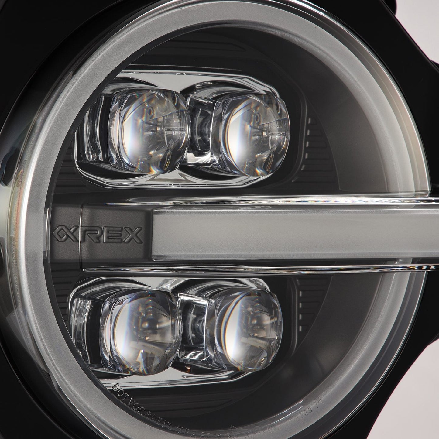 21-25 Ford Bronco / 22-25 Bronco Raptor NOVA-Series LED Projector Headlights Black | AlphaRex