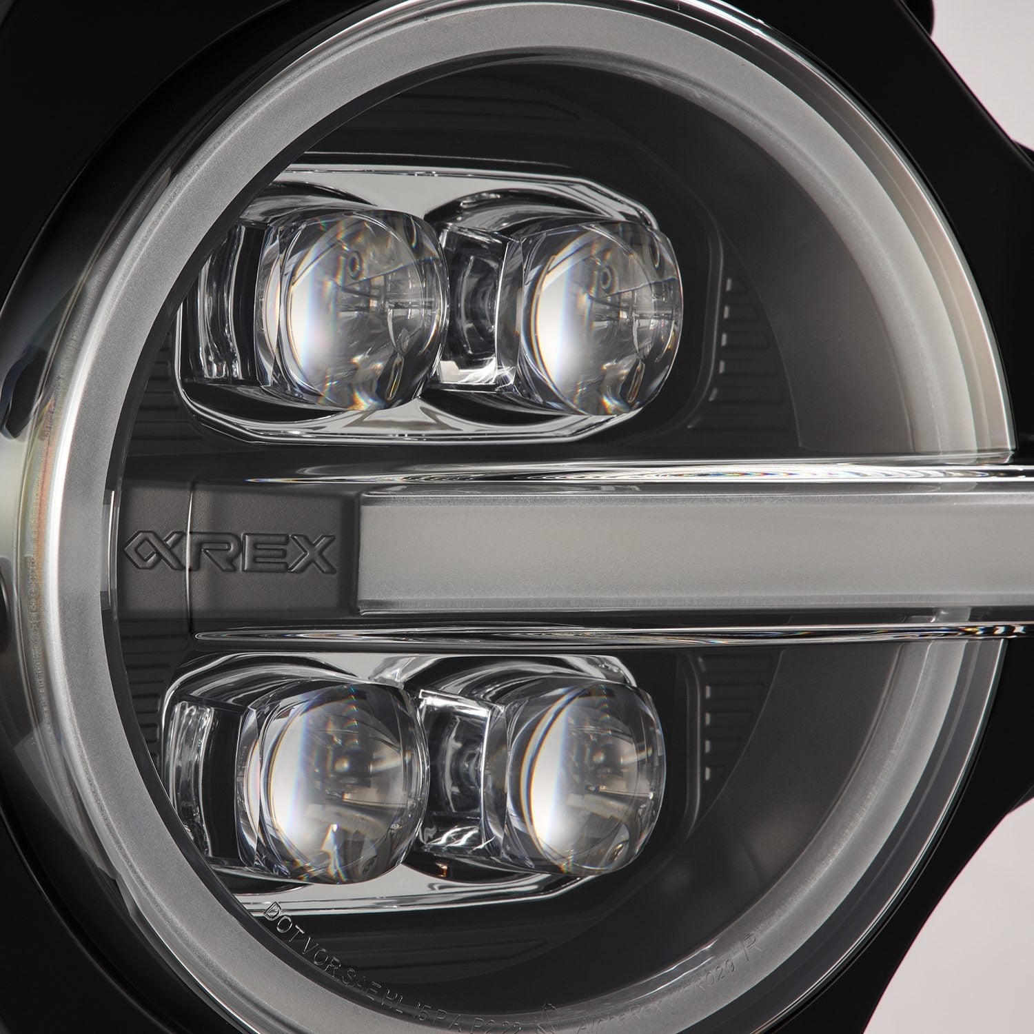 21-25 Ford Bronco / 22-25 Bronco Raptor NOVA-Series LED Projector Headlights Black | AlphaRex