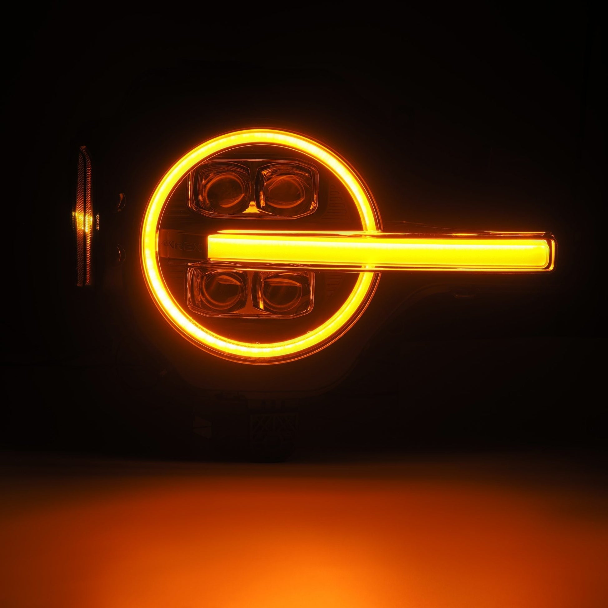 21-25 Ford Bronco / 22-25 Bronco Raptor NOVA-Series LED Projector Headlights Black | AlphaRex