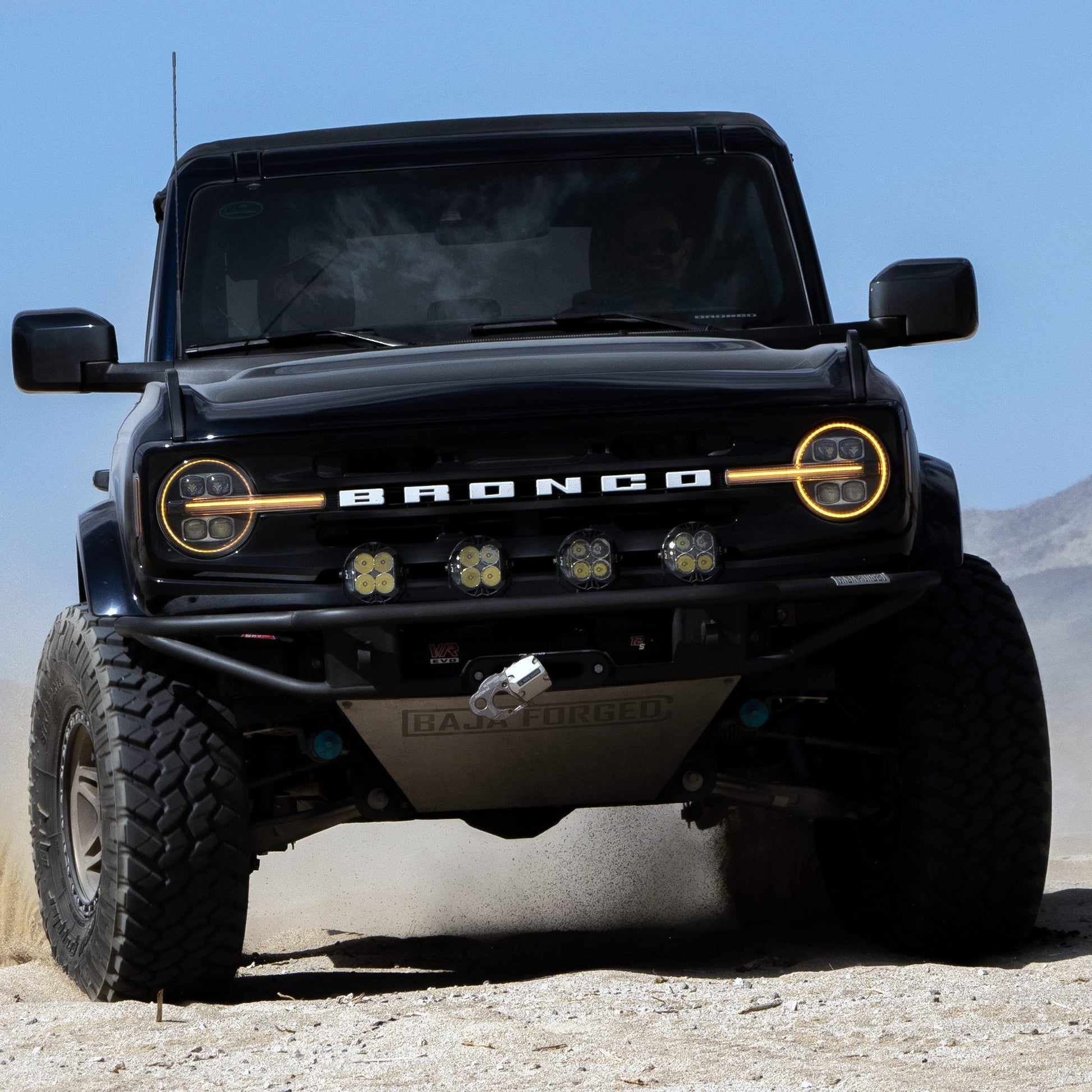 21-25 Ford Bronco / 22-25 Bronco Raptor NOVA-Series LED Projector Headlights Black | AlphaRex