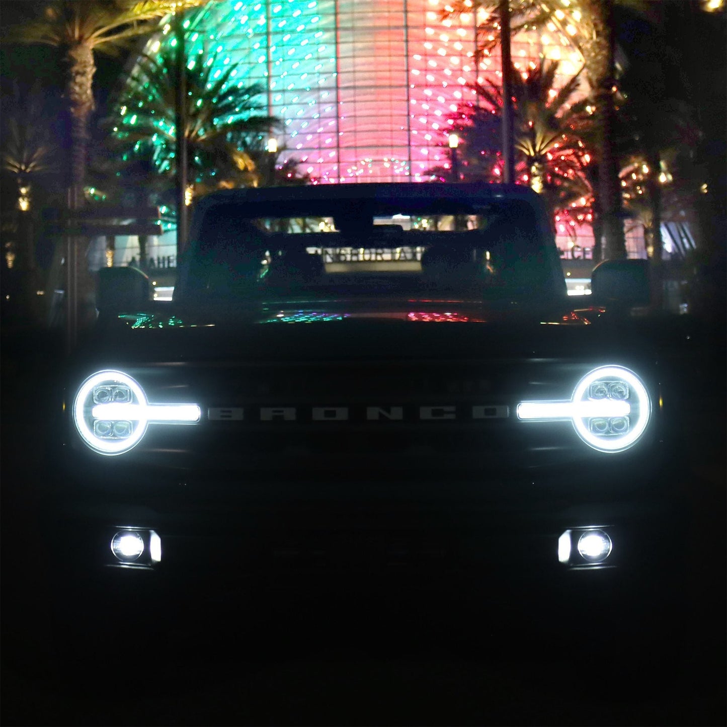21-25 Ford Bronco / 22-25 Bronco Raptor NOVA-Series LED Projector Headlights Black | AlphaRex