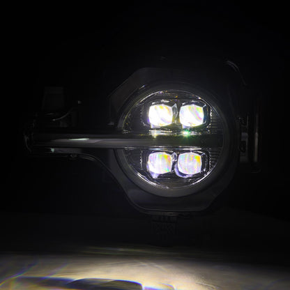 21-25 Ford Bronco / 22-25 Ford Bronco Raptor NOVA-Series LED Projector Headlights Alpha-black | AlphaRex