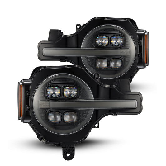21-25 Ford Bronco / 22-25 Ford Bronco Raptor NOVA-Series LED Projector Headlights Alpha-black | AlphaRex