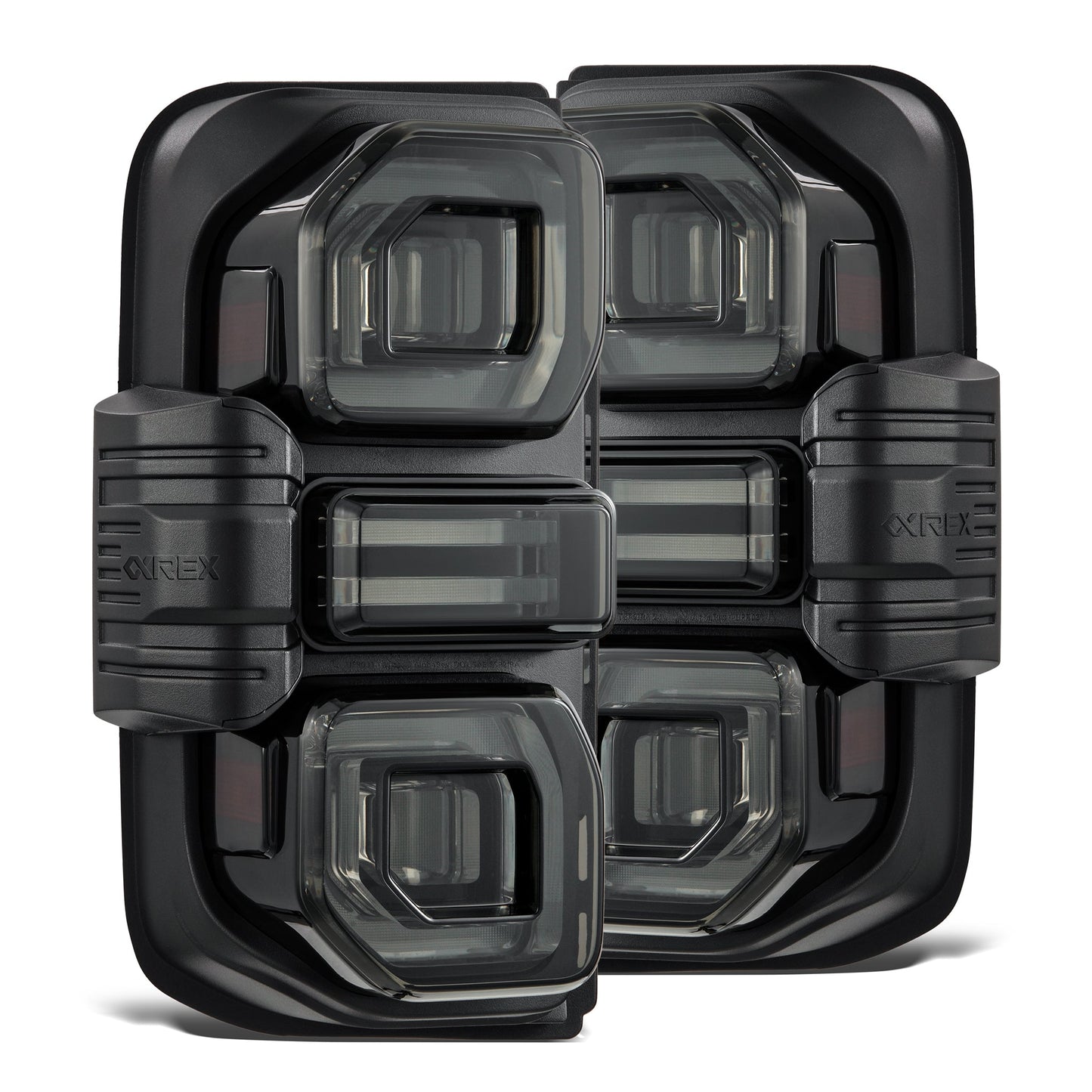 21-25 Ford Bronco NOVA-Series Prismatic LED Tail Lights Alpha-Black | AlphaRex