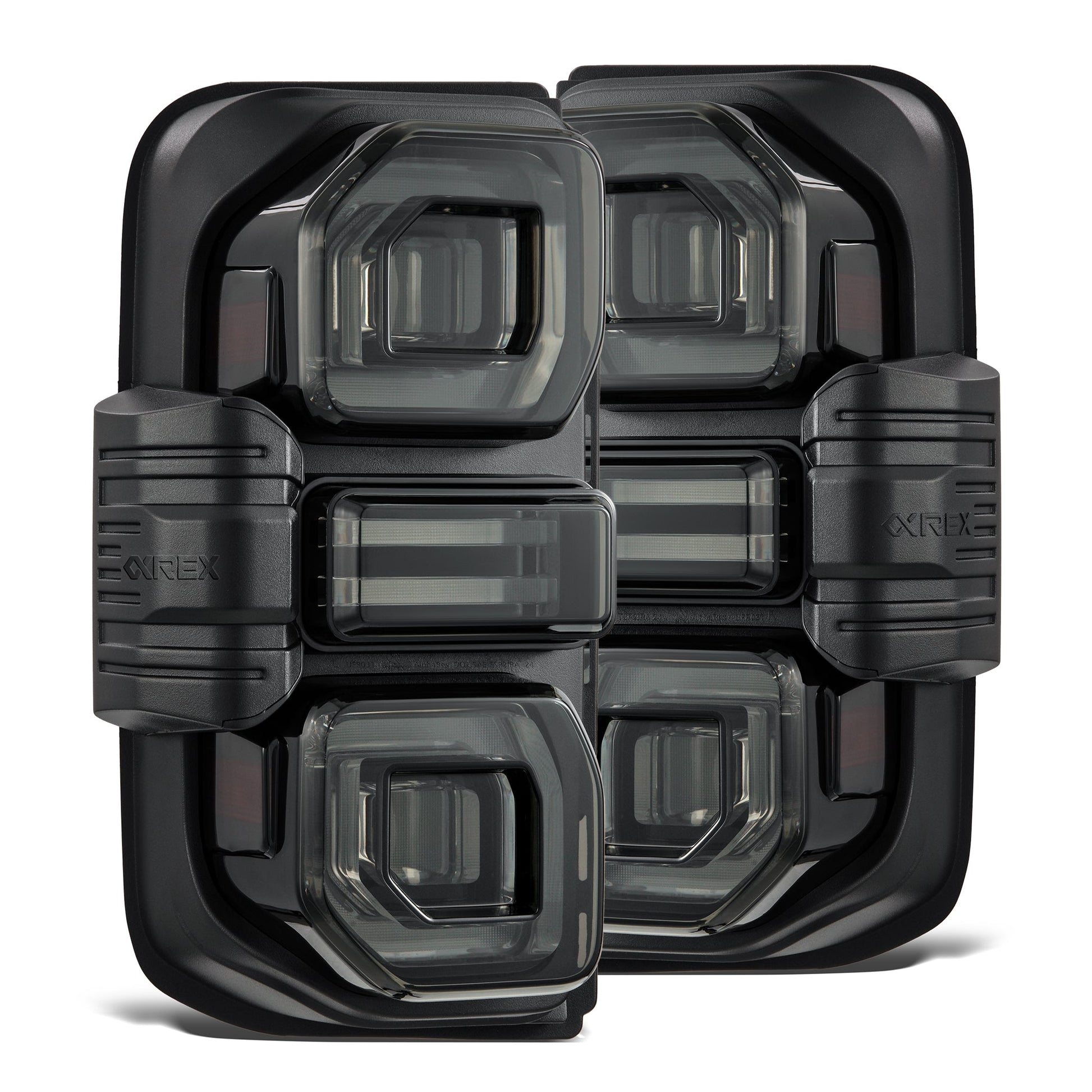 21-25 Ford Bronco NOVA-Series Prismatic LED Tail Lights Alpha-Black | AlphaRex