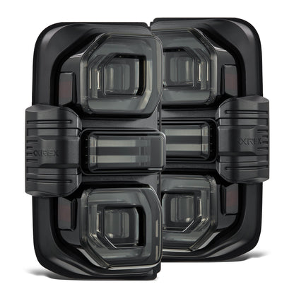 21-25 Ford Bronco NOVA-Series Prismatic LED Tail Lights Alpha-Black | AlphaRex