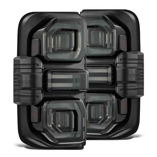 21-25 Ford Bronco NOVA-Series Prismatic LED Tail Lights Alpha-Black | AlphaRex