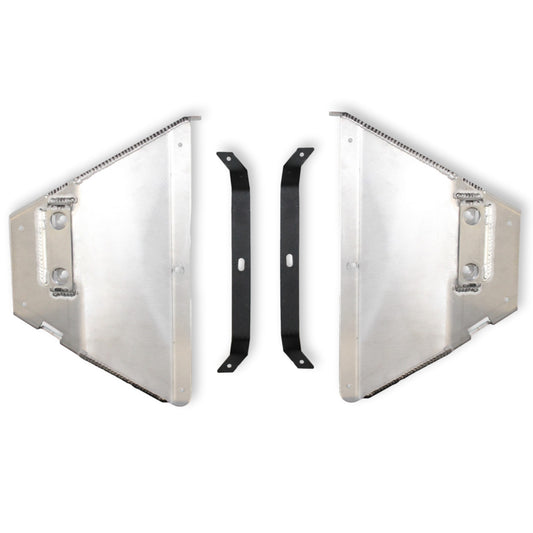A-arm Skid Plates | 21-Present Bronco - 1/4" 5052 Aluminum - Raw Metal
