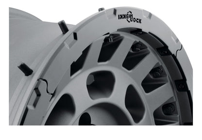 Hammer Pro 17 X 8.5 / 6 X 5.5 25MM Offset 5.75 Inch Back Space Charcoal W/ Black Ring, ICON Alloys