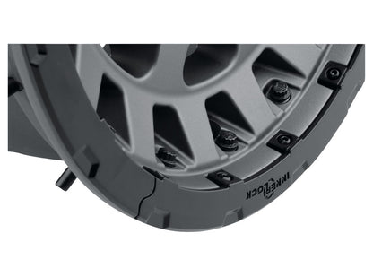 Hammer Pro 17 X 8.5 / 6 X 5.5 25MM Offset 5.75 Inch Back Space Charcoal W/ Black Ring, ICON Alloys