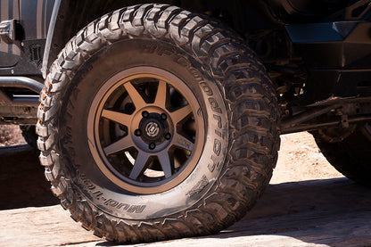 Rebound Pro 17 X 8.5 / 6X135 / 6MM / 5 Inch Back Space Bronze, ICON Alloys