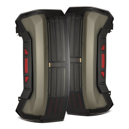 22-25 Toyota Tundra NOVA-Series Prismatic LED Tail Lights Alpha-Black | AlphaRex