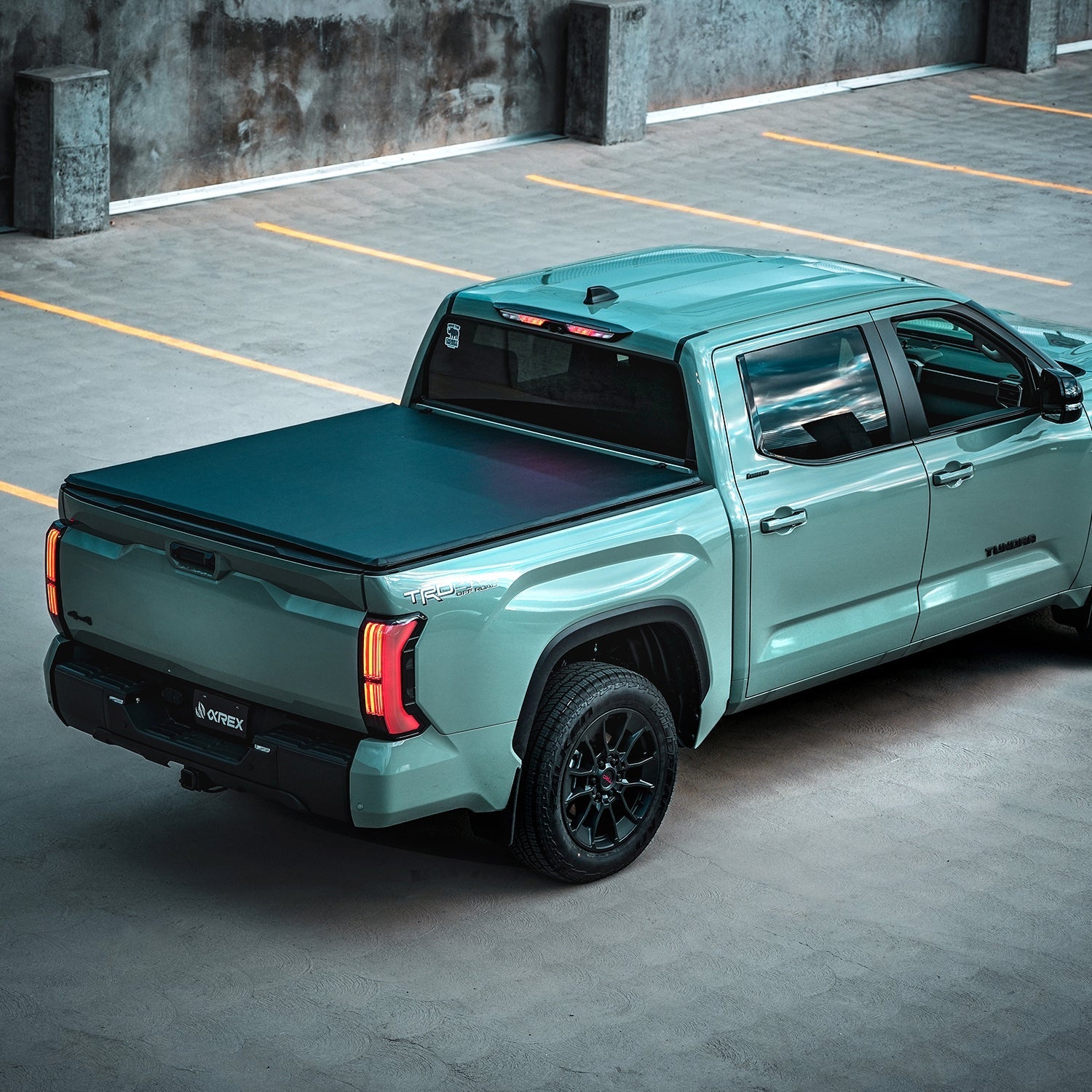 22-25 Toyota Tundra NOVA-Series Prismatic LED Tail Lights Black Red | AlphaRex