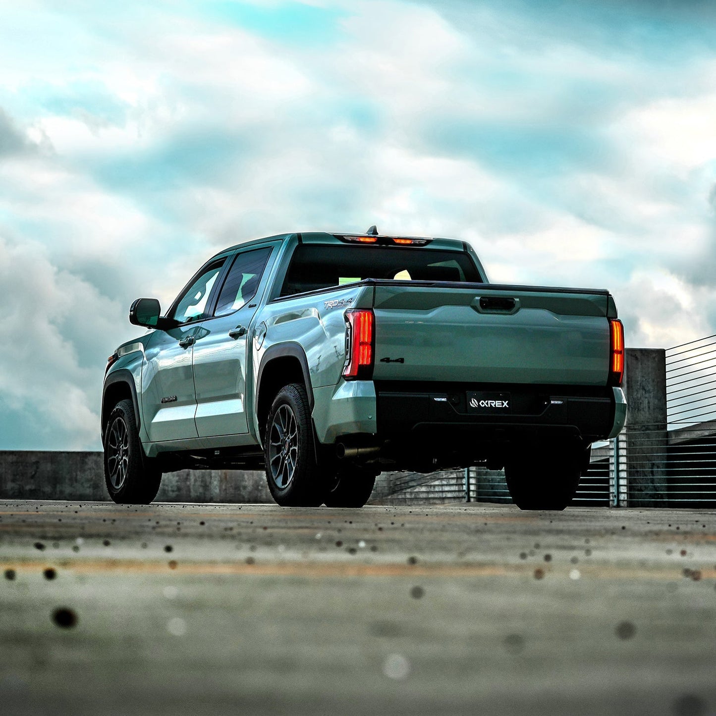 22-25 Toyota Tundra NOVA-Series Prismatic LED Tail Lights Black Red | AlphaRex