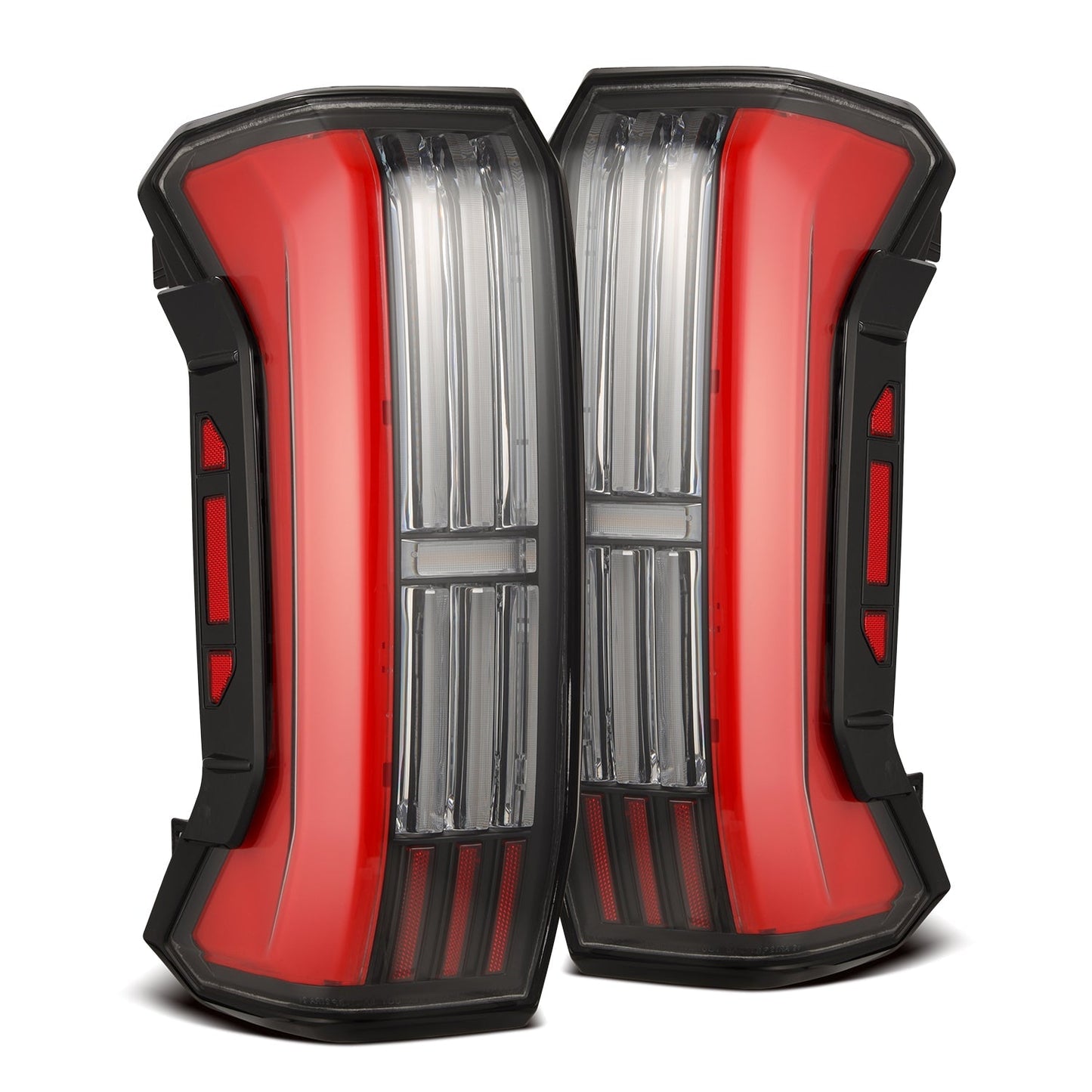 22-25 Toyota Tundra NOVA-Series Prismatic LED Tail Lights Black Red | AlphaRex
