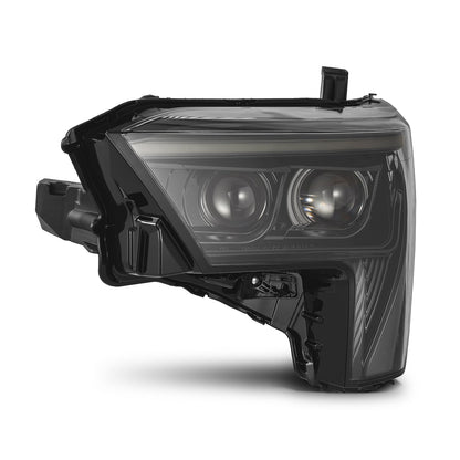 22-25 Toyota Tundra/Sequoia LUXX-Series LED Projector Headlights Alpha-Black | AlphaRex