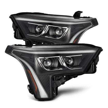 22-25 Toyota Tundra/Sequoia LUXX-Series LED Projector Headlights Black | AlphaRex