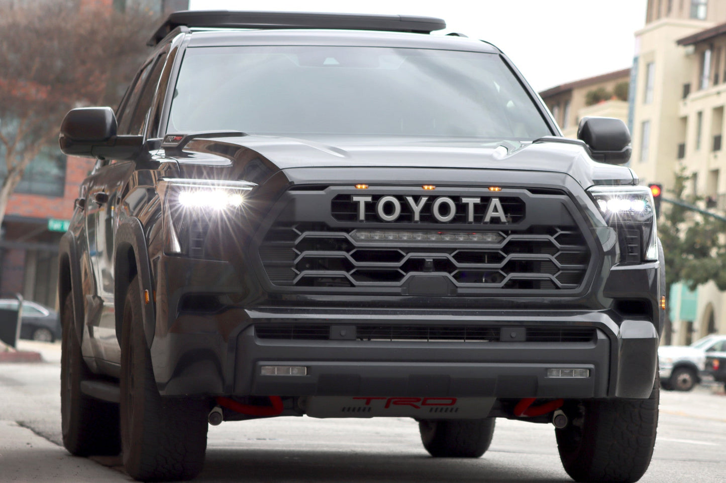 22-25 Toyota Tundra/Sequoia NOVA-Series LED Projector Headlights Alpha-Black | AlphaRex