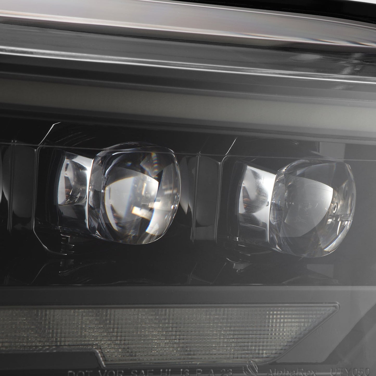 22-25 Toyota Tundra/Sequoia NOVA-Series LED Projector Headlights Alpha-Black | AlphaRex