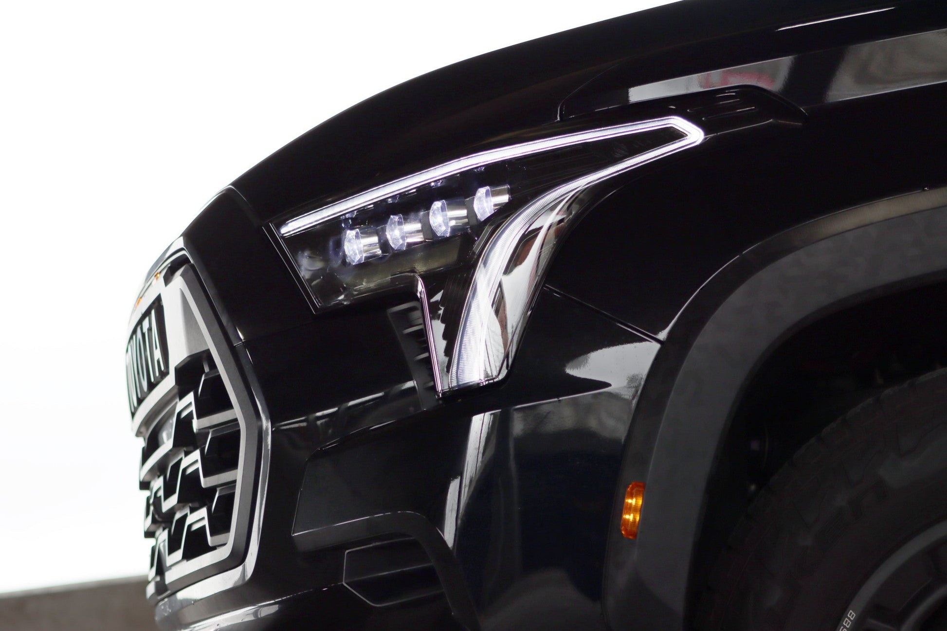 22-25 Toyota Tundra/Sequoia NOVA-Series LED Projector Headlights Alpha-Black | AlphaRex