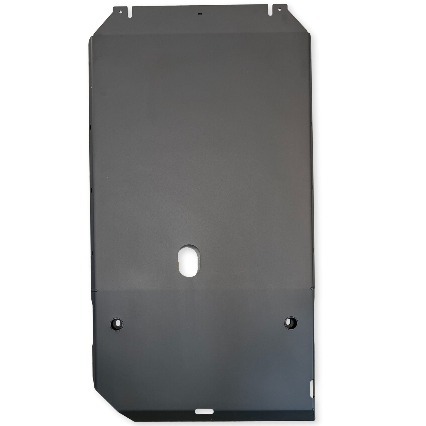 HYBRID Transmission/Transfer-Case Skid Plate | 22-Present Tundra/23-Present Sequoia - 10 Gauge Steel / Black Powder Coated
