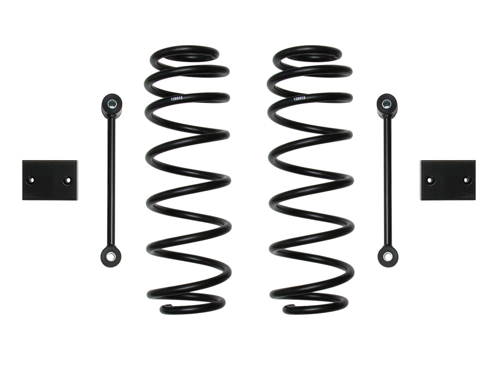 2018-2023 Jeep Wrangler JL 2.5 Inch Lift Rear Dual Rate Coil Spring Kit Icon Vehicle Dynamics