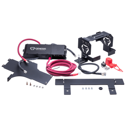 2020-2023 Diesel Wrangler Dual Battery Kit - Under Hood