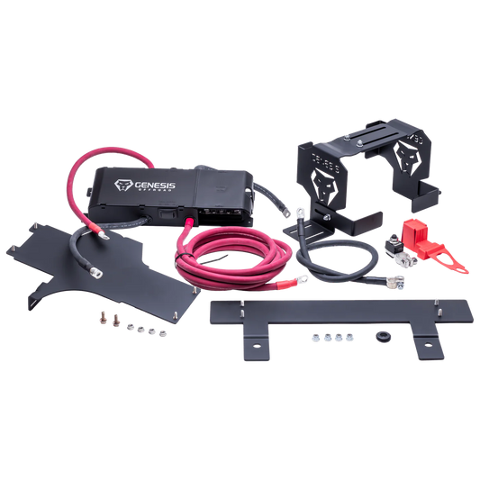 2020-2023 Diesel Wrangler Dual Battery Kit - Under Hood