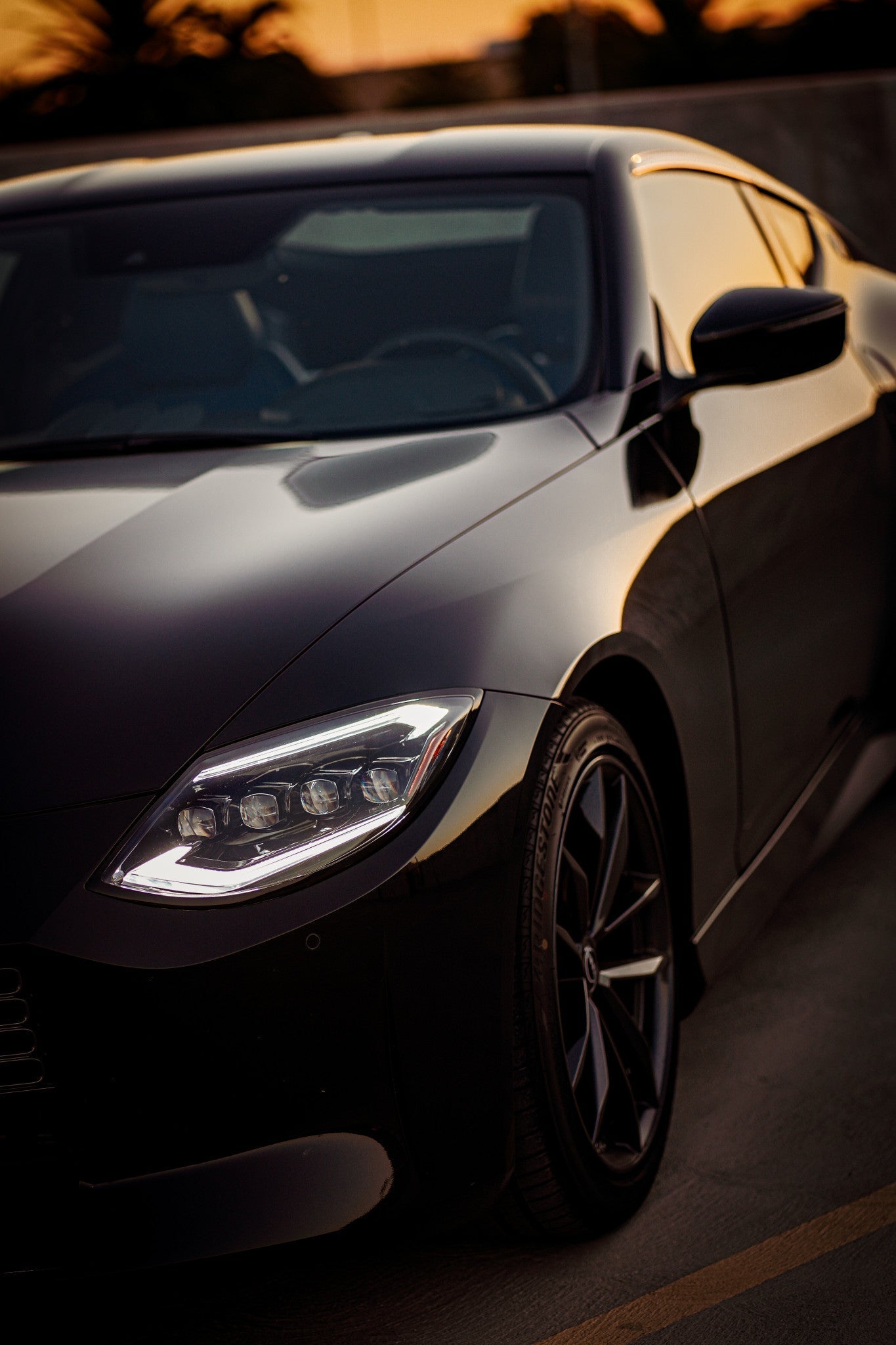 23-25 Nissan Z NOVA-Series LED Projector Headlights Alpha-Black | AlphaRex