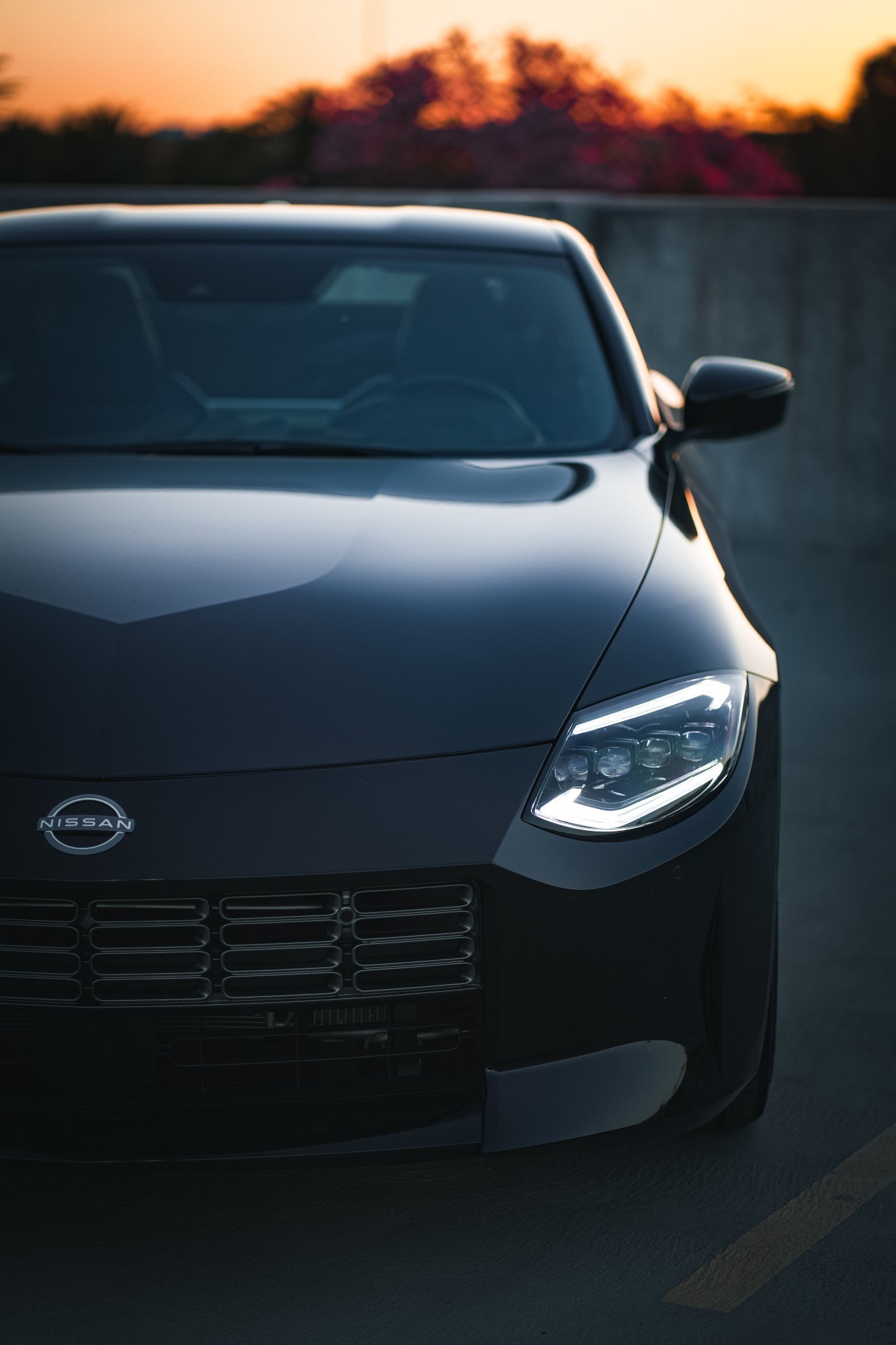 23-25 Nissan Z NOVA-Series LED Projector Headlights Alpha-Black | AlphaRex