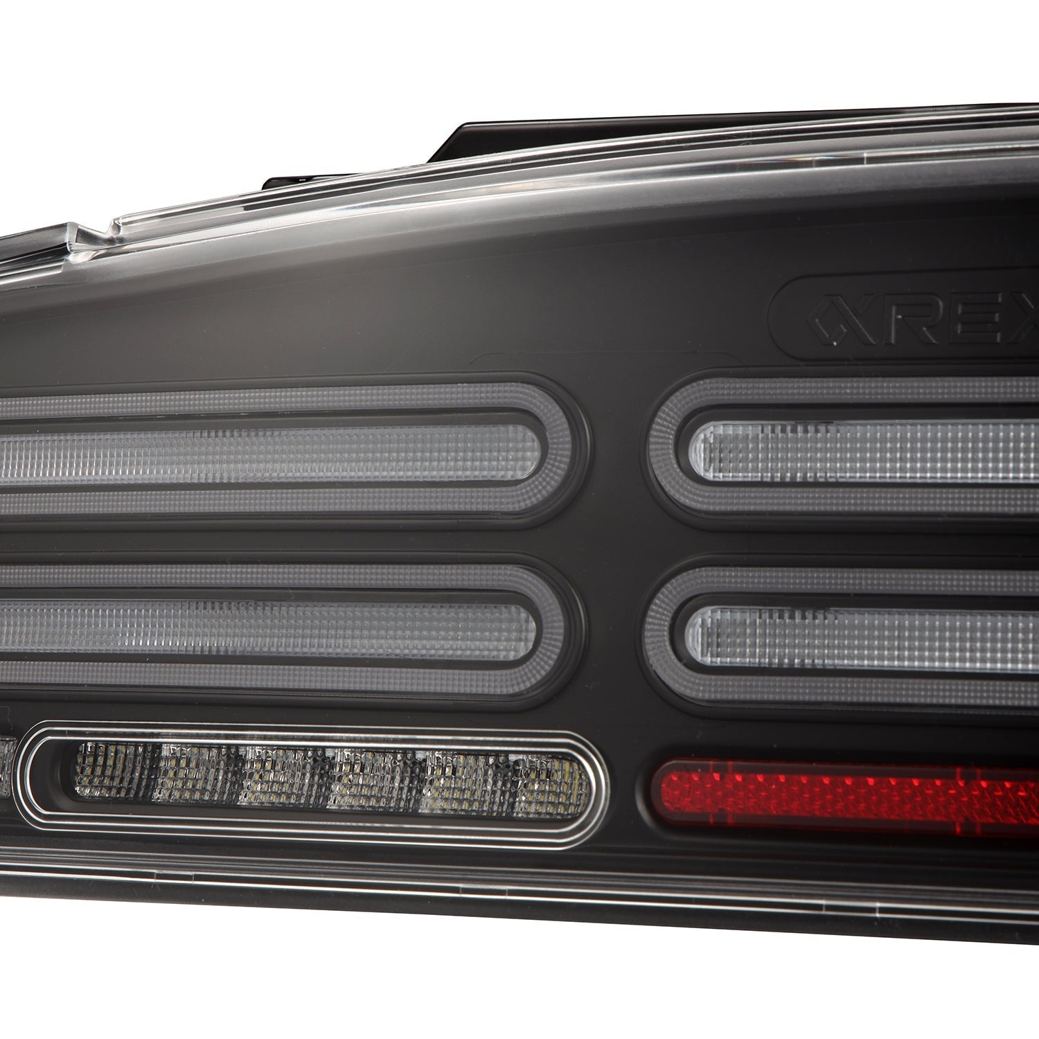 23-25 Nissan Z Quad-Loop Style NOVA-Series Prismatic LED Tail Lights Black | AlphaRex