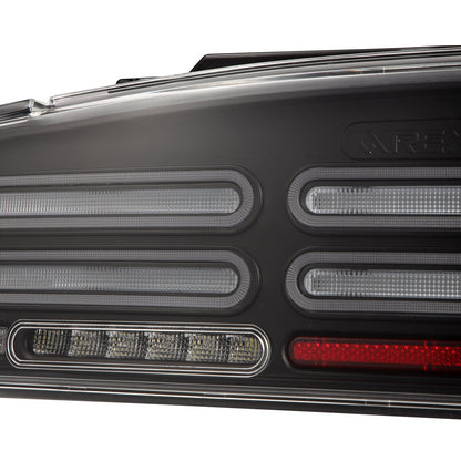 23-25 Nissan Z Quad-Loop Style NOVA-Series Prismatic LED Tail Lights Black | AlphaRex