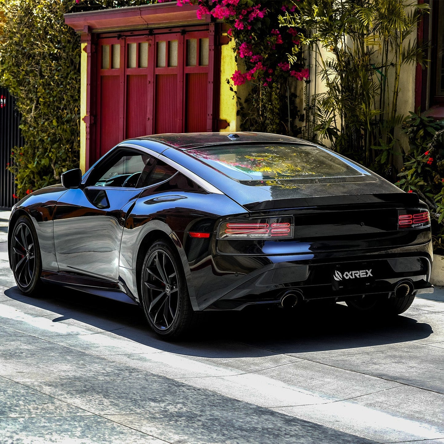 23-25 Nissan Z Quad-Loop Style NOVA-Series Prismatic LED Tail Lights Black | AlphaRex