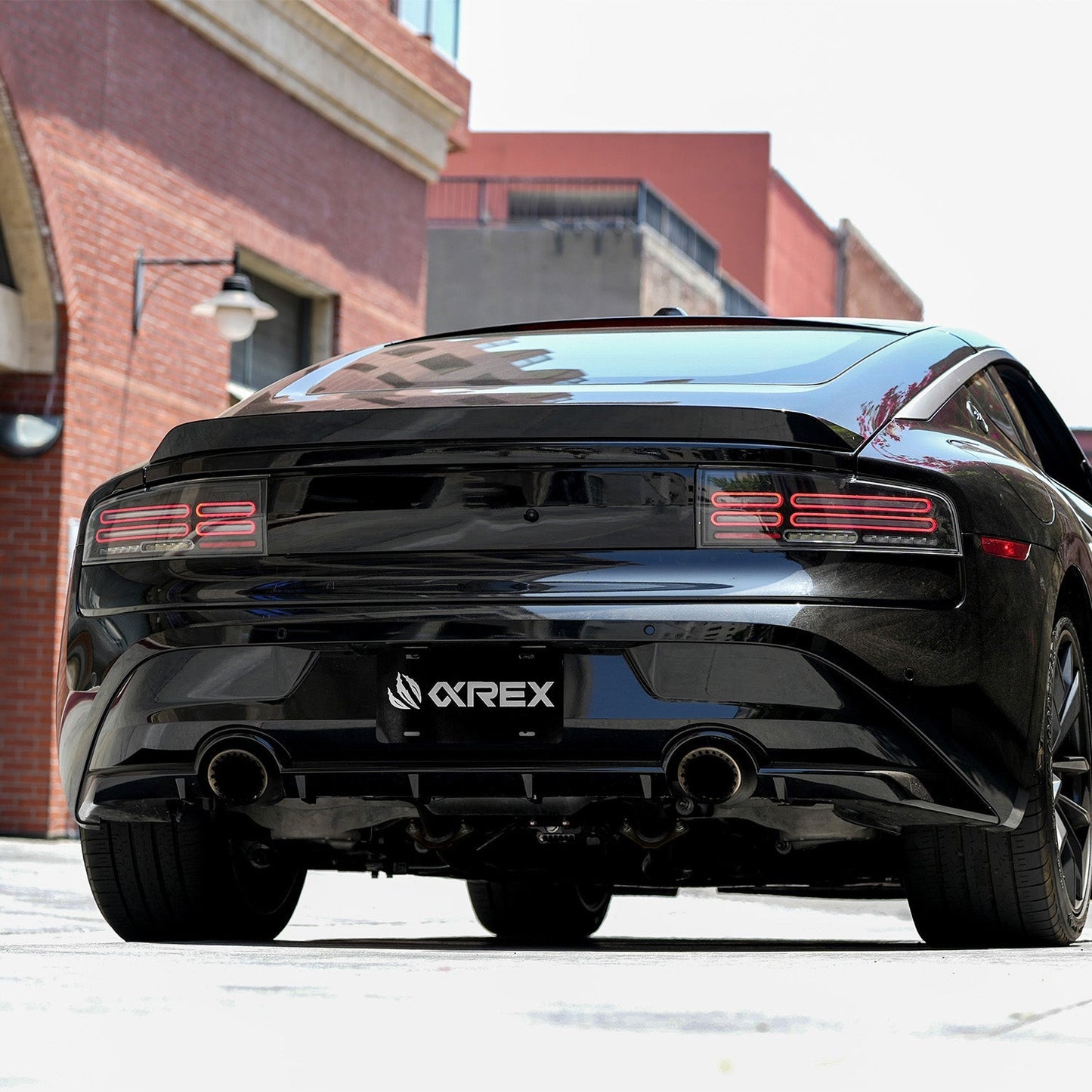 23-25 Nissan Z Quad-Loop Style NOVA-Series Prismatic LED Tail Lights Black | AlphaRex