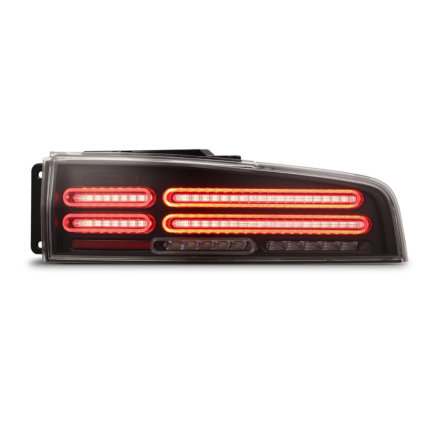 23-25 Nissan Z Quad-Loop Style NOVA-Series Prismatic LED Tail Lights Black | AlphaRex